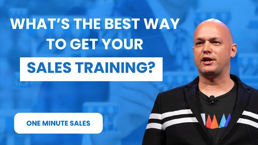 What's the best way to get your sales training?