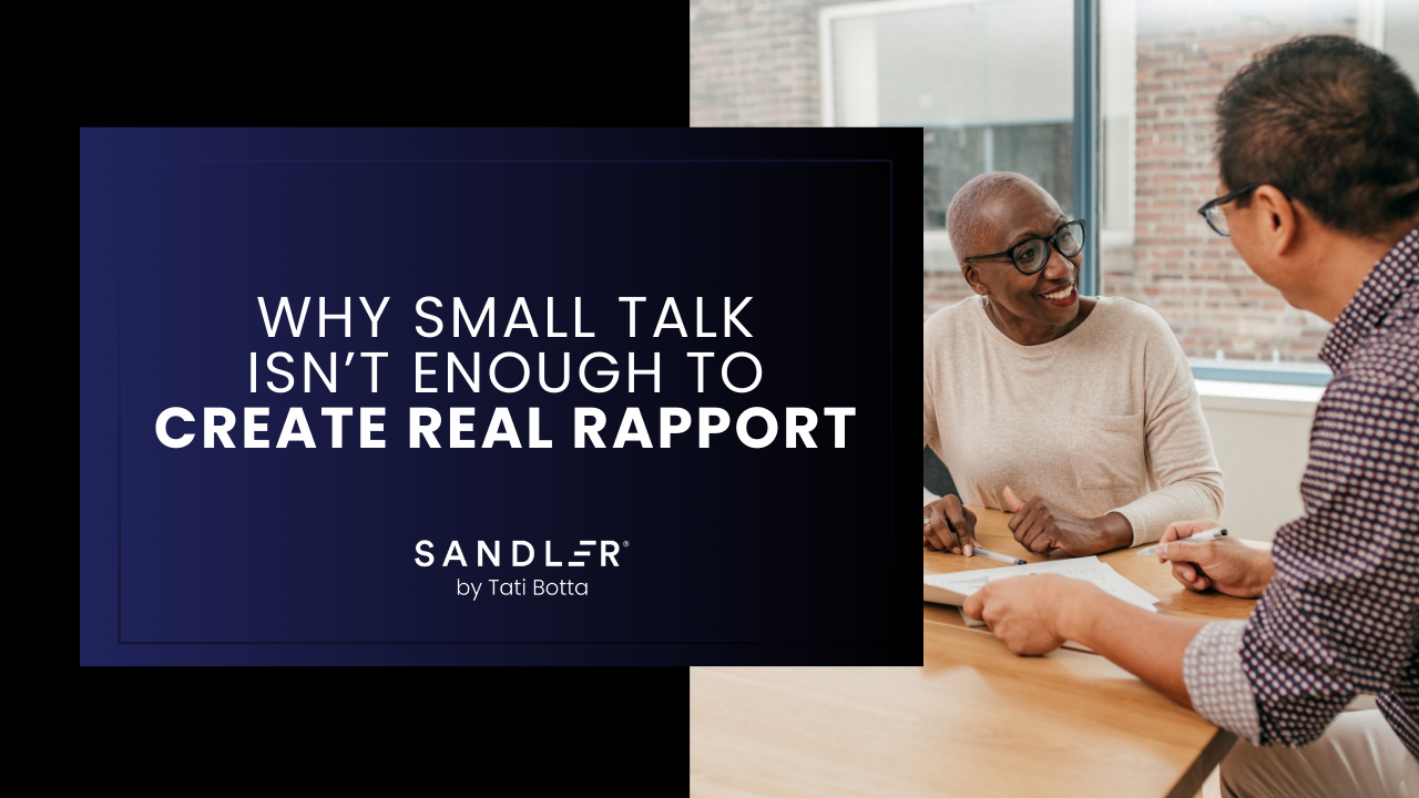 Why Small Talk Isn’t Enough to Create Real Rapport