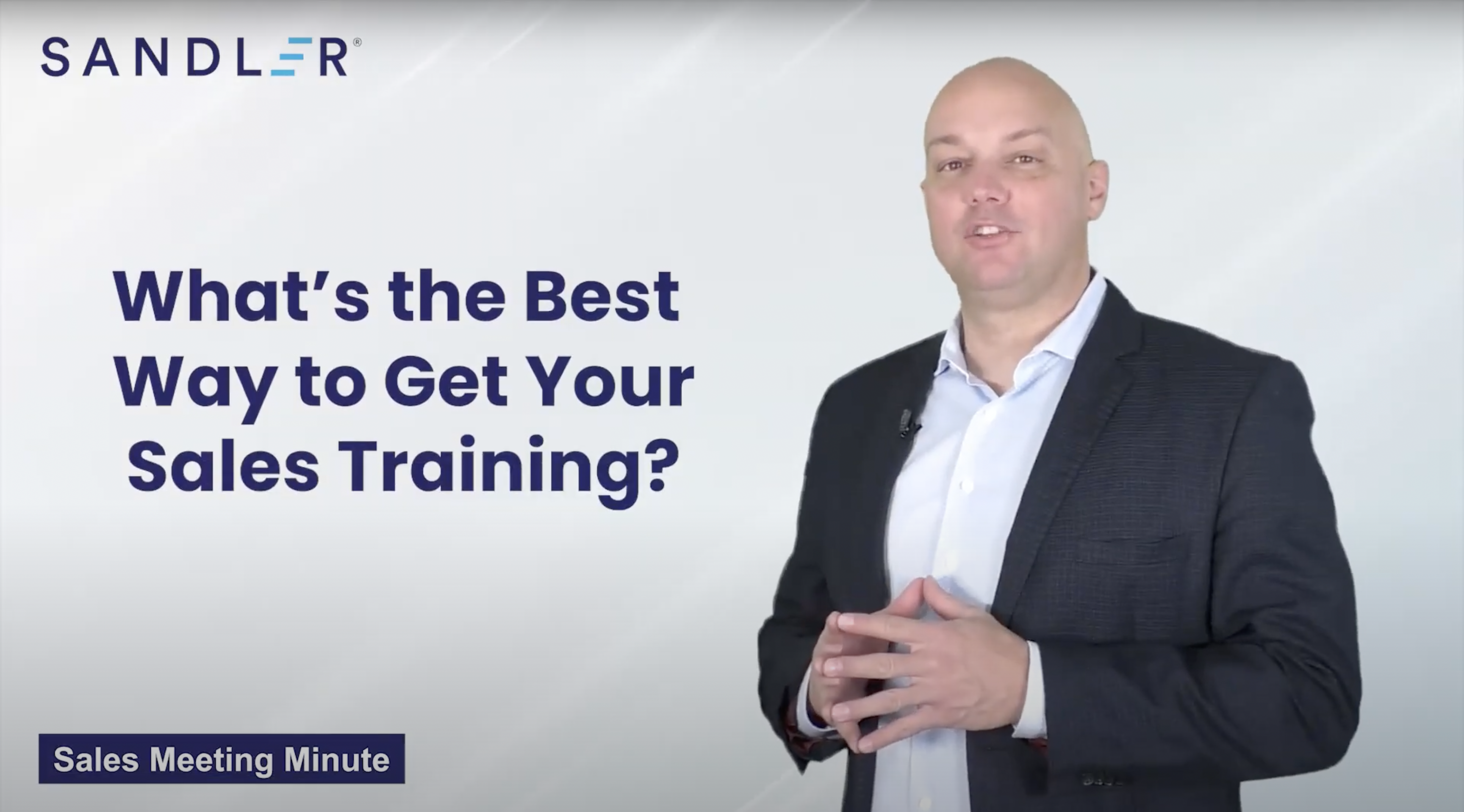 best way to get sales training