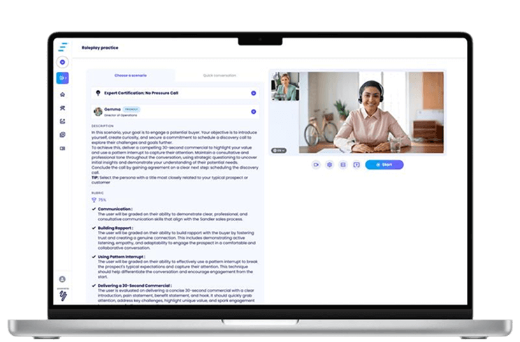 Sandler AI Roleplay Coach
