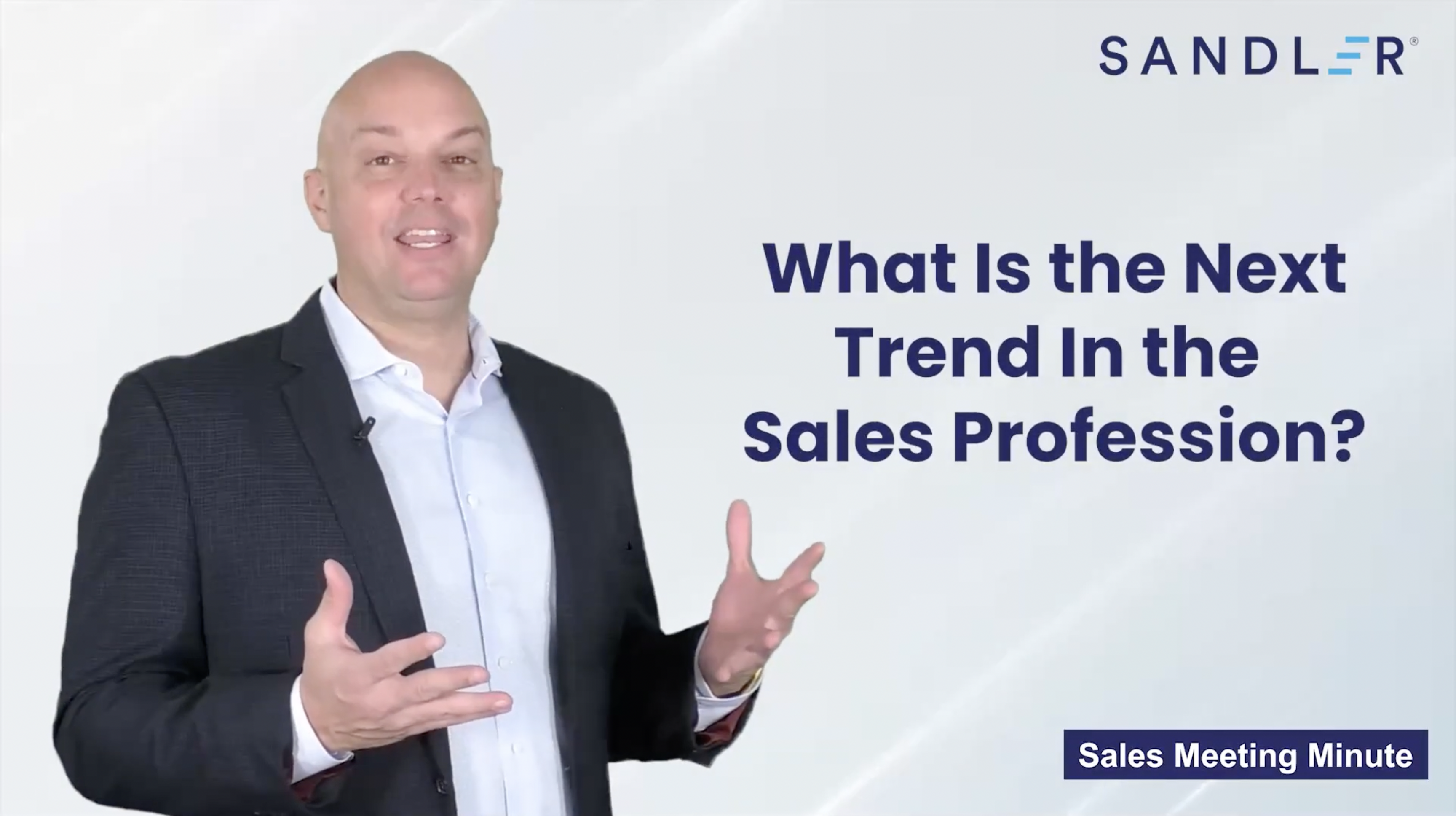 What is the next trend in the sales profession?