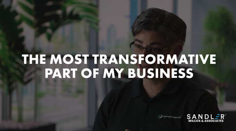 The most transformative part of my business