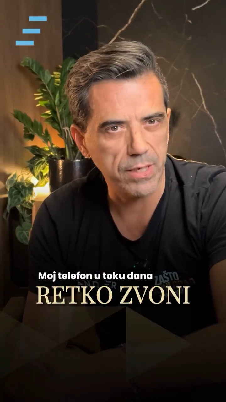 Moj telefon u toku dana retko zvoni