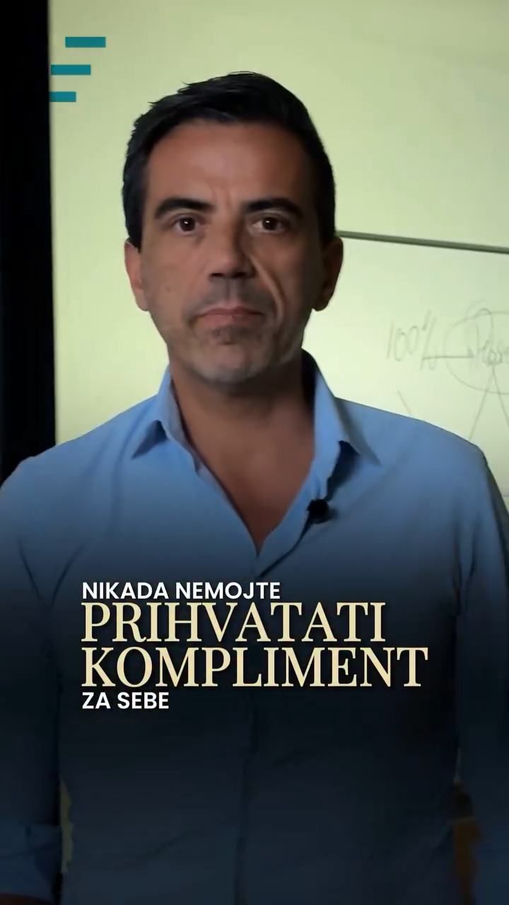 Nikada nemojte prihvatati kompliment za sebe