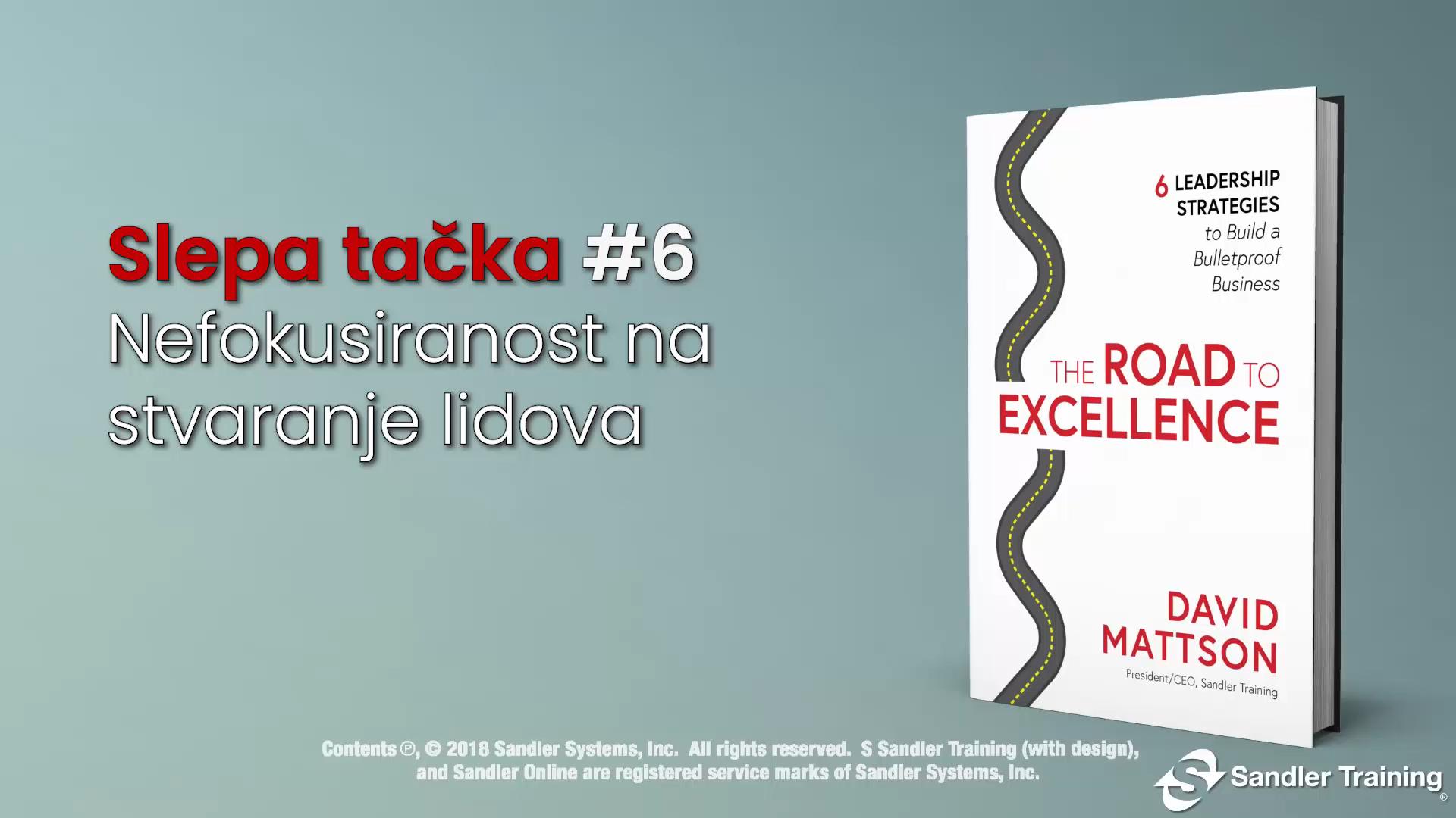 Slepa tacka #6 – Nefokusiranost na stvaranje lidova