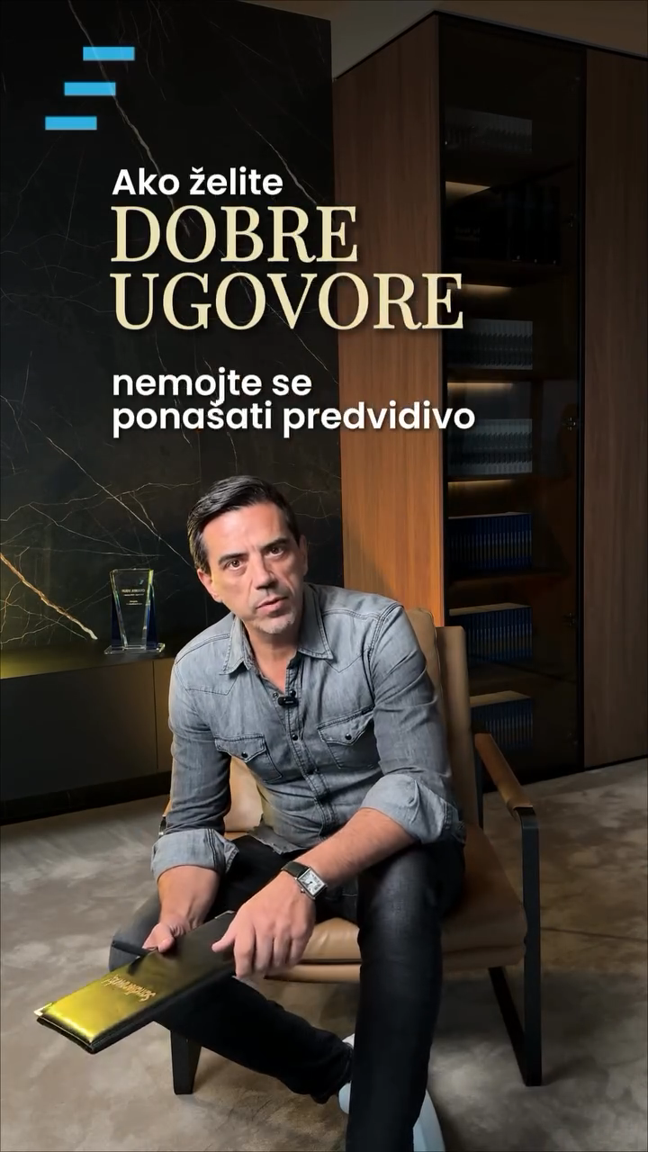 Ako želite dobre ugovore, nemojte se ponašati predvidivo