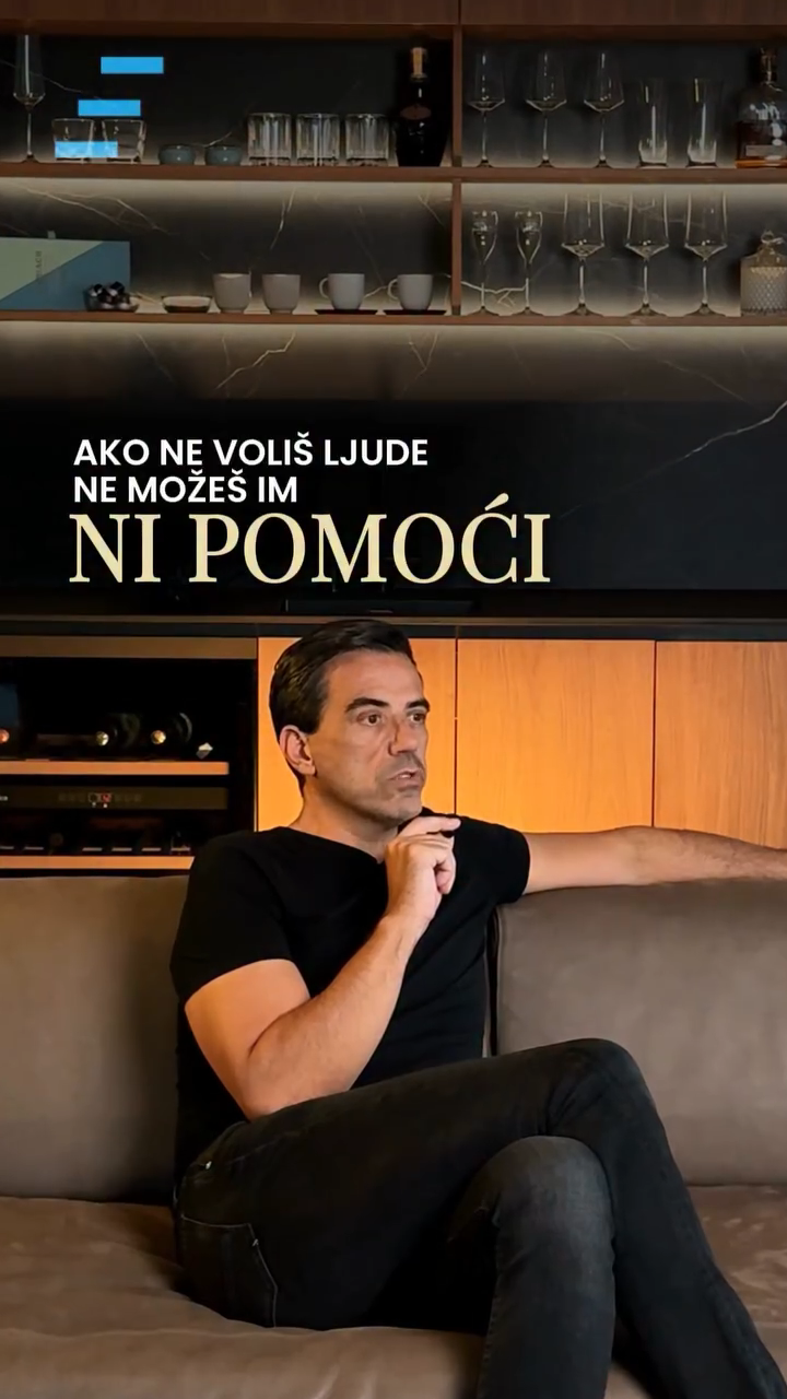 Ako ne voliš ljude, ne možeš im ni pomoci