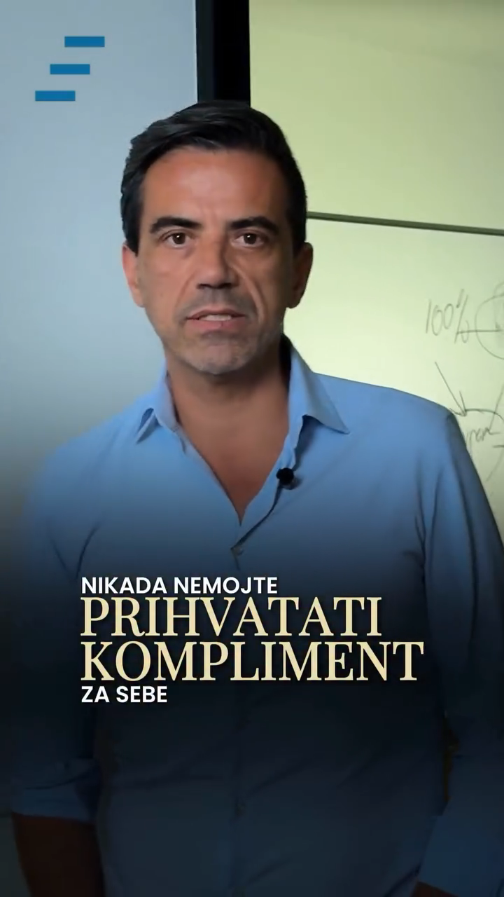 Nikada nemojte prihvatati kompliment za sebe