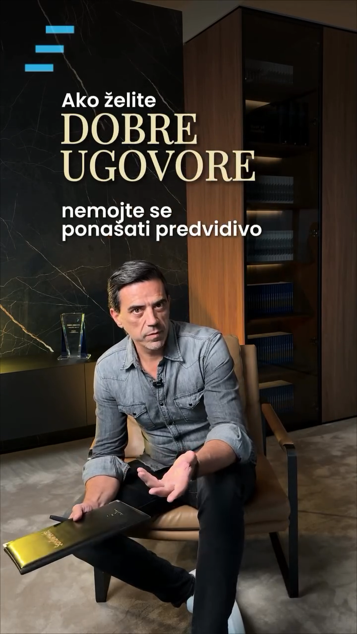 Ako želite dobre ugovore, nemojte se ponašati predvidivo