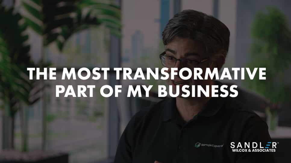 The most transformative part of my business